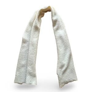 NWOT Phisique Du Role Ivory Mohair Wool Scarf